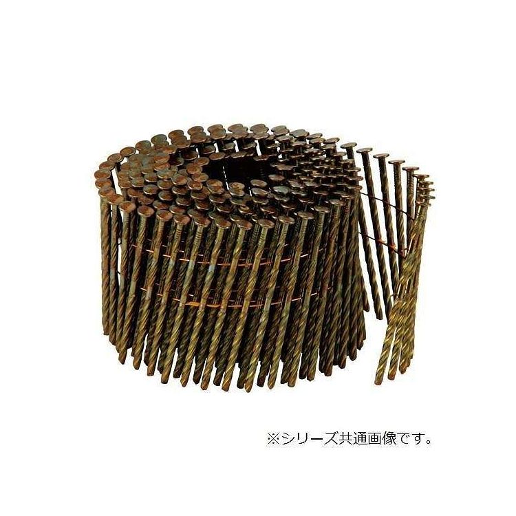 (W)ワイヤー スクリュー釘 ノミ先 2.5×50mm 300本×10巻 WNS2550(代引不可)【ポイント10倍】【送料無料】