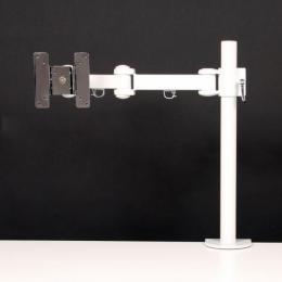 サンコー 4軸式くねくねモニターアーム(ホワイト) MARMGUS1920W(代引き不可)【送料無料】