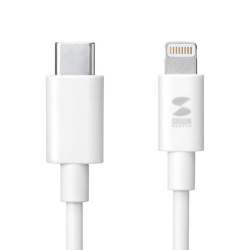 【5個セット】サンワサプライライトニング-TypeCケーブル1mKB-IPLC10WX5(代引不可)【送料無料】