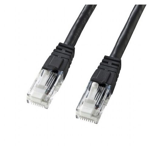 【5個セット】 サンワサプライ つめ折れ防止カテゴリ6LANケーブル KB-T6TS-02BKNX5(代引不可)【送料無料】 5,562円