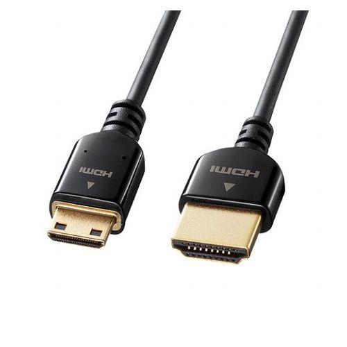 【5個セット】 サンワサプライ イーサネット対応ハイスピードHDMIミニケーブル KM-HD22-10KX5(代引不可)【送料無料】|リコメン堂
