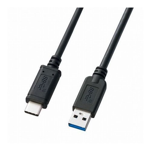 5個セット サンワサプライ USB3.1 Gen2 Type C-Aケーブルブラック・0.5m KU31-CA05X5(代引不可)【送料無料】
