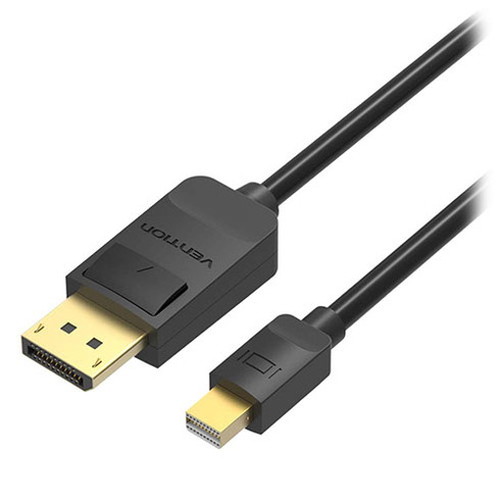 【5個セット】 VENTION Mini DP to DPケーブル 4K対応 2m Black HA-3158X5(代引不可)【送料無料】