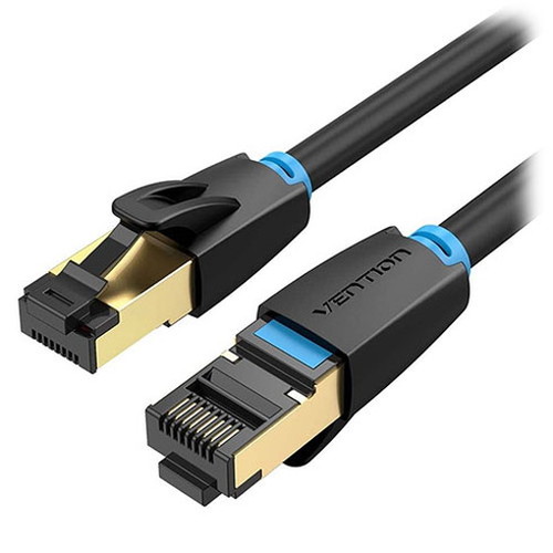 【5個セット】 VENTION Cat.8 SSTP LANケーブル 3m Black IK-8948X5(代引不可)【送料無料】