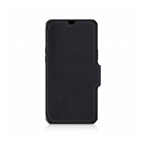 ITSKINS Hybrid Folio Leather for iPhone 13 mini/12 mini [Black with real leather] AP2N-HYBRF-BKRL スマートフォン タブレット 携帯電話 iPhone iPhone13 miniケース(代引不可)【メール便配送】【送料無料】
