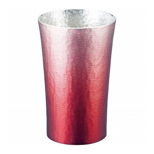 錫製タンブラー200ml 赤 2125-018 雑貨 ホビー インテリア 雑貨 雑貨品(代引不可)【送料無料】