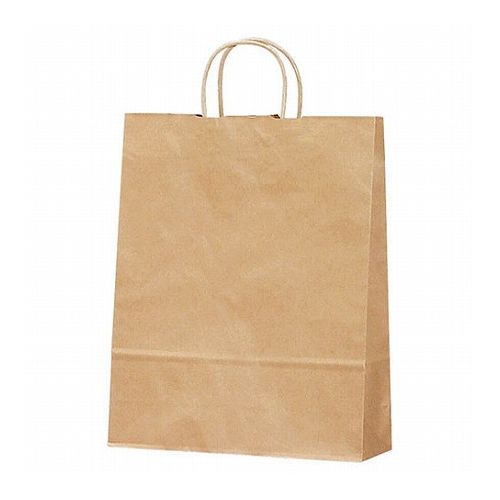 手提げバッグ(大)茶無地(50枚入) 22459207 雑貨 ホビー インテリア 雑貨 雑貨品(代引不可)【送料無料】