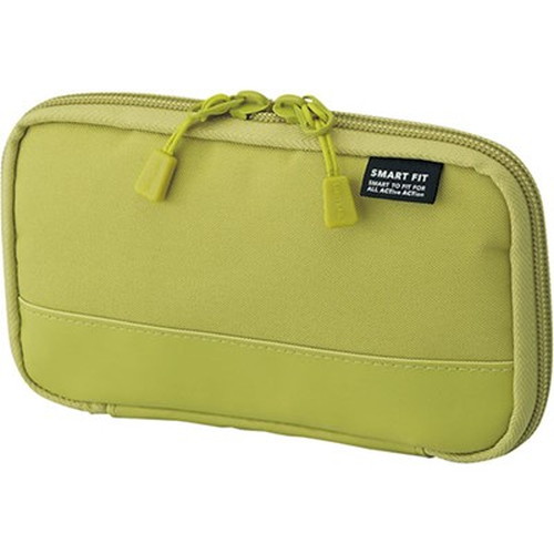 【5個セット】 LIHIT LAB. SMART FIT コンパクトペンケース イエローグリーン A-7687-6 -YGX5 雑貨(代引不可)【送料無料】