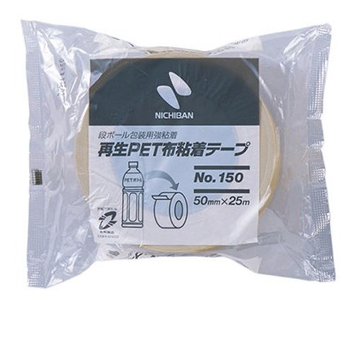 【5個セット】 ニチバン 再生PET布テープ150 50×25 NB-150-50X5 雑貨(代引不可)【送料無料】
