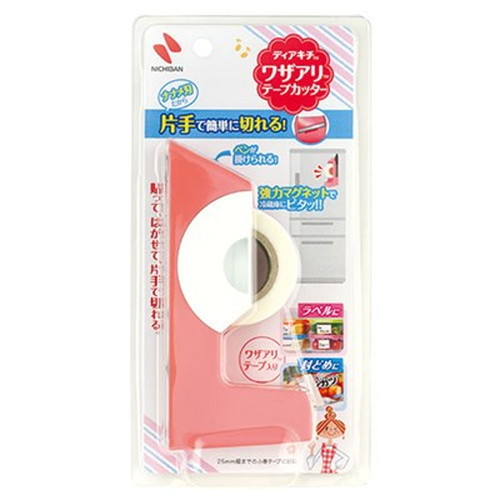 【5個セット】 ニチバン ディアキチ ワザアリテープ カッター ピンク NB-DK-TC11X5 雑貨(代引不可)【送料無料】