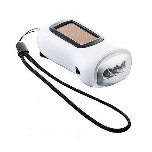 【5セット】 ボウエキ 新ソーラー&ダイナモLEDライト ATC35598X5(代引不可)【送料無料】 5,223円