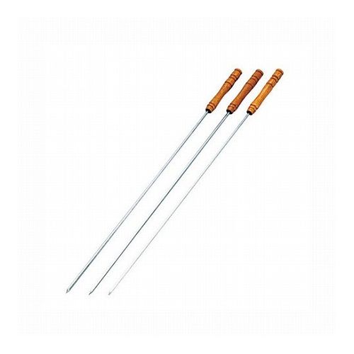【5セット】 キャプテンスタッグ ビッグマウント木柄バーベキュー串440mm M-0408X5(代引不可)画像