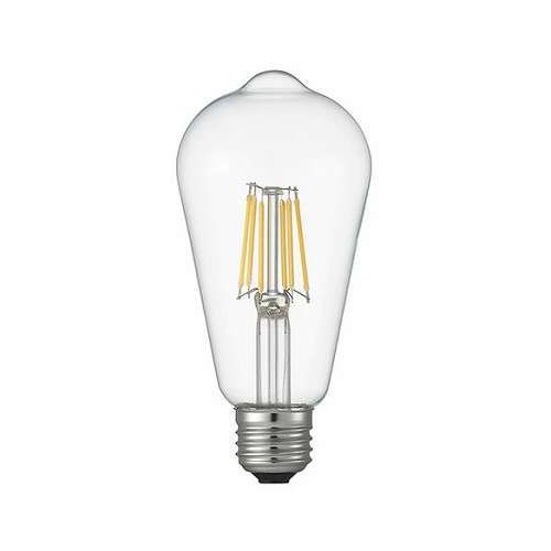【10個セット】 YAZAWA フィラメントLED 60W エジソン形 E26 CL LDE6LG64CX10【送料無料】