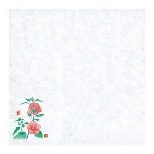 【100枚入×5セット】 ヤマコー 用美 業務用 四季耐油天紙 (小) 芙蓉 yamaco65481X5(代引不可)【送料無料】