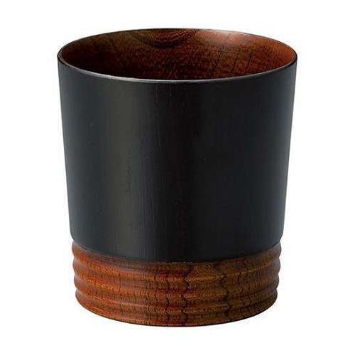 山中塗 欅のロックカップ 粋 【約300ml・約φ90×95mm】 22609606(代引不可)【送料無料】 9,504円