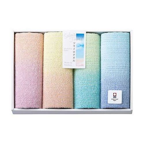 ソライロタオル Solairo Towel 今治産タオル フェイスタオル4P 【約320×750mm×4】 22613205(代引不可)【送料無料】