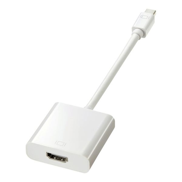 サンワサプライ ミニDisplayPort-HDMI変換アダプタ AD-MDPPHD01【送料無料】