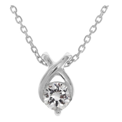 最安値に挑戦 Pure ネックレス ペンダント レディース 誕生石 9月 シルバー ホワイト サファイア Pws 012 リコメン堂 楽天市場 Eritja Com