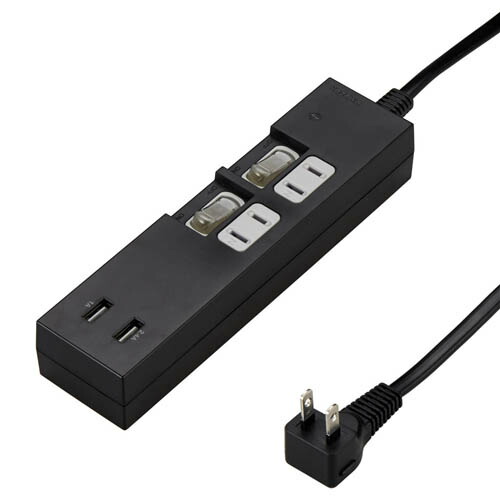 5個セット YAZAWA 個別スイッチ付2AC2USB3.4A2mブラック Y02KS422BK2UX5 家電 照明器具 その他の照明器具 Y02KS422BK2UX5(代引不可)【送料無料】 12,269円