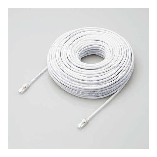 elecom エレコム LANケーブル/CAT6A対応/EU RoHS指令準拠/爪折れ防止/簡易パッケージ仕様/50m/ヨリ線/ホワイト LD-GPAT/WH50/RS(代引不可)【送料無料】｜リコメン堂