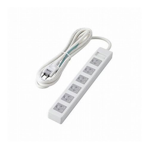 5個セットエレコム 3pinタップ/ホコリシャッター付/6個口/2.5m/ホワイト T-T1C-3625WHX5(代引不可)【送料無料】｜リコメン堂