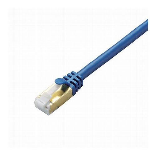 5個セットエレコム LANケーブル/CAT7準拠/爪折れ防止/1m/メタリックブルー LD-TWST/BM10X5(代引不可)【送料無料】|リコメン堂