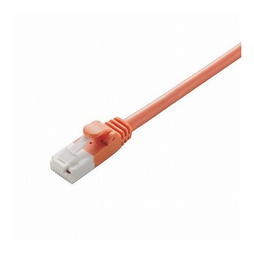 5個セットエレコム EU RoHS指令準拠 CAT5E対応 爪折れ防止 LANケーブル 2m/簡易パッケージ仕様オレンジ LD-CTT/DR2/RSX5(代引不可)【送料無料】