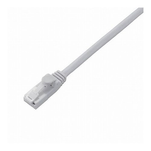 5個セットエレコム EU RoHS指令準拠 CAT5E対応 爪折れ防止 LANケーブル 5m/簡易パッケージ仕様ホワイト LD-CTT/WH5/RSX5(代引不可)【送料無料】