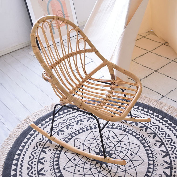 楽天市場】ロッキングチェア ラタン 籐 パーソナル 椅子 イス