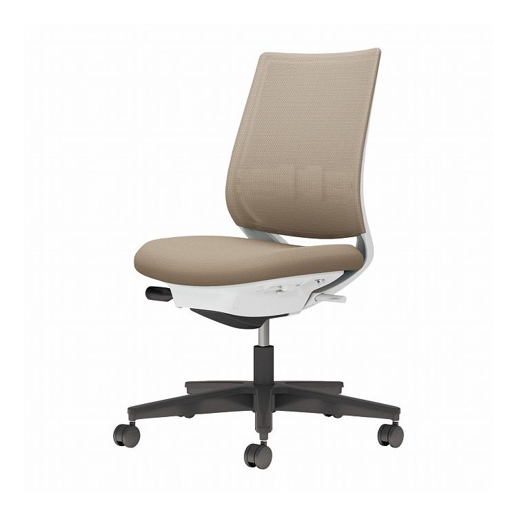 【メーカー直送】 コクヨ オフィスチェア 椅子 イス チェア ミトラ2 肘無 ランバー付 ホワイトグレー ソフトベージュ C04-B102MU-E1YKYK2 (代引不可)【送料無料】