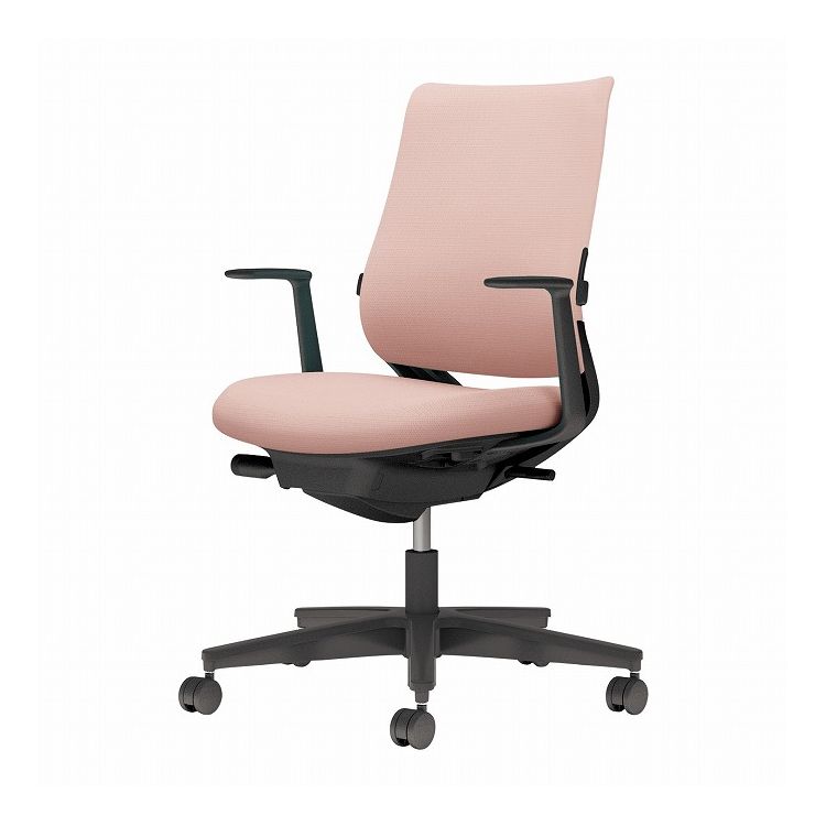 【メーカー直送】 コクヨ オフィスチェア 椅子 イス チェア ミトラ2 L型肘 ランバー付 ブラック アッシュピンク(代引不可)【送料無料】
