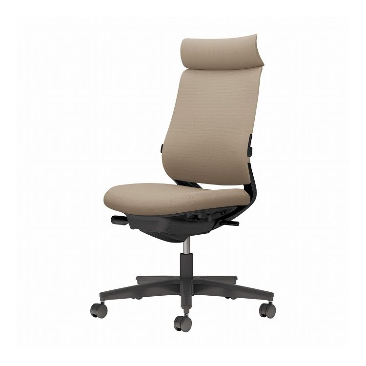 【メーカー直送】 コクヨ オフィスチェア 椅子 イス チェア ミトラ2 肘無 ランバー付 ブラック ソフトベージュ(代引不可)【送料無料】｜リコメン堂