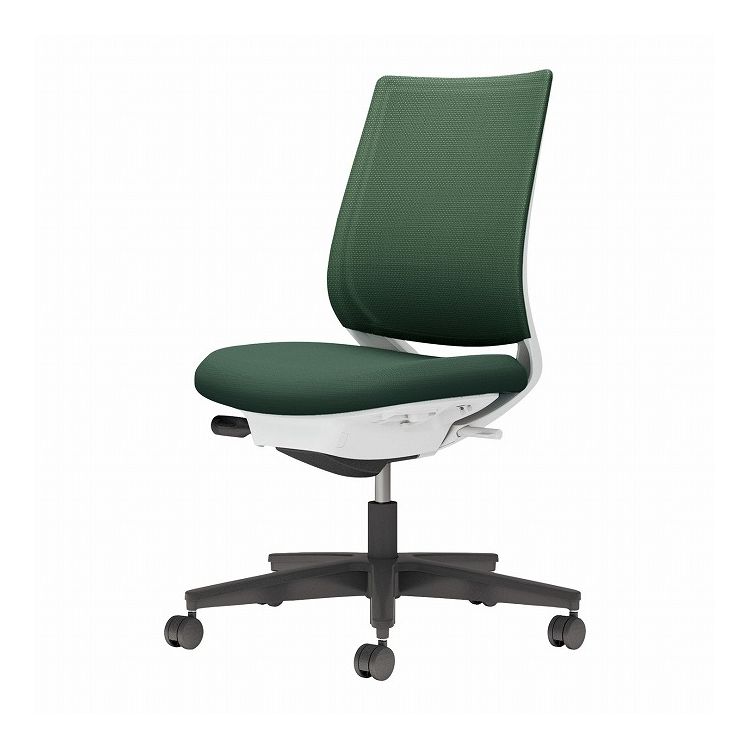 【メーカー直送】 コクヨ オフィスチェア 椅子 イス チェア ミトラ2 肘無 ホワイトグレー ディープグリーン(代引不可)【送料無料】|リコメン堂