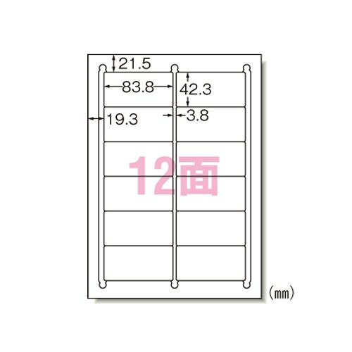 エーワン インクジェットプリンタラベル汎用インチ 100シート入 1 冊 28916 文房具 オフィス 用品【送料無料】