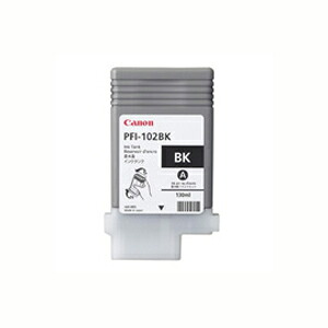 キヤノン 大判プリンタ用インクカートリッジ ブラック 1 個 PFI-102BK 文房具 オフィス 用品【送料無料】｜リコメン堂