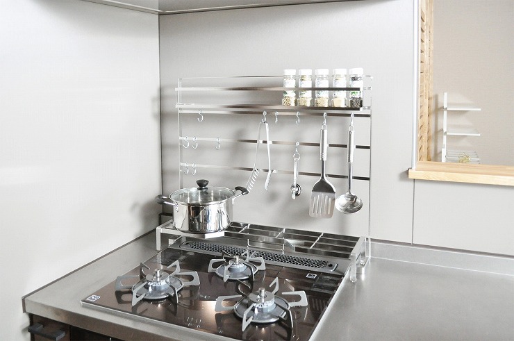 日本製 キッチン収納 送料無料 ツール収納 キッチン収納 タオルハンガー キッチンツール 18 8ステンレス ツールフック キッチンツール コンロ脇 収納 キッチンツールハンガー 幅60 日本製 18 8ステンレス キッチンツールハンガー 幅60 キッチン収納 ツール収納