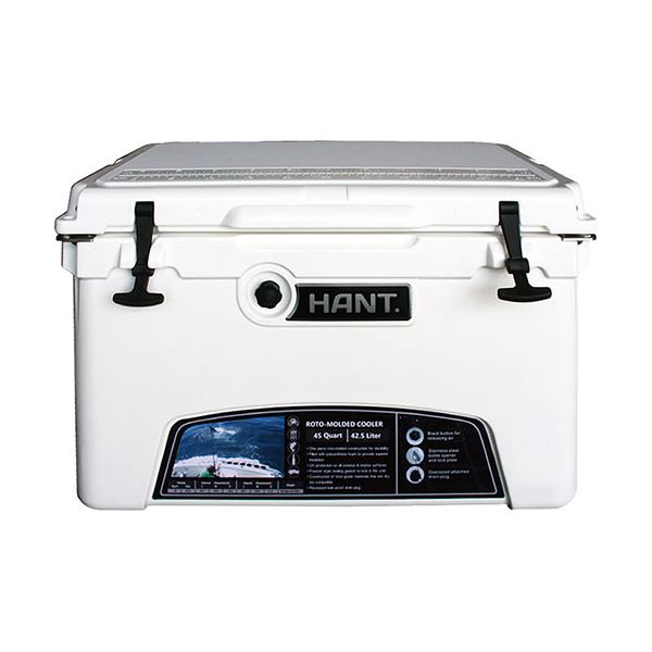 HANT クーラーボックス ホワイト 45QT JSP HAC45-WH【送料無料】 (HAC45WH) 【納期目安：１週間】 楽天市場】ジェイエスピー HANT クーラーボックス ホワイト 45QT HAC45