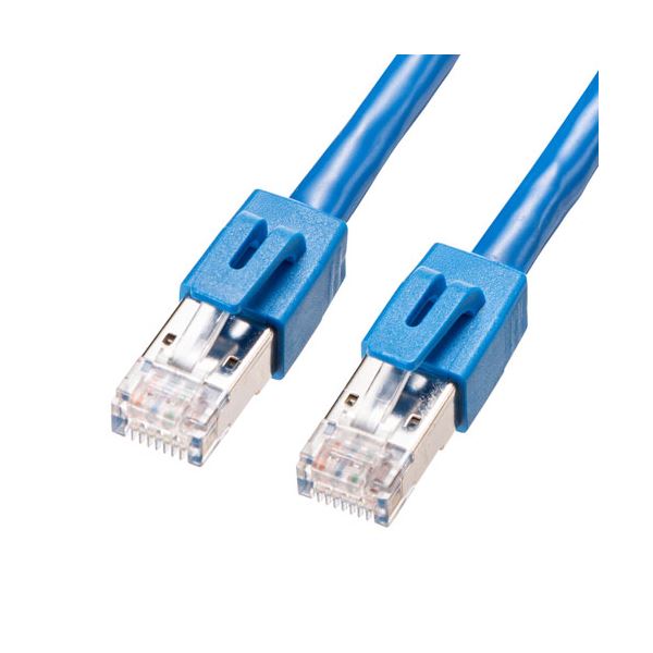 【5個セット】 サンワサプライ カテゴリ6STP LANケーブル 0.5m KB-T6STP-005BLX5【送料無料】 (代引不可)