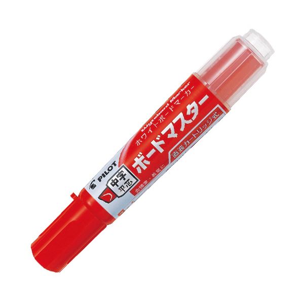 (まとめ）パイロット ボードマーカーボードマスター 中字平芯 レッド WMBM-12LC-R 1セット（10本）【×3セット】 (代引不可)