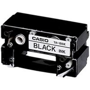 （まとめ）カシオ CASIO CR-Rプリンターリボン TR-18BK 黒 【×7セット】 (代引不可)