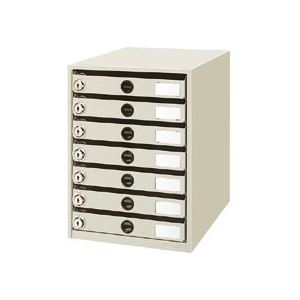 楽天市場】コクヨ 鍵付きレターケース レターガード A4タテ 7段 ライト