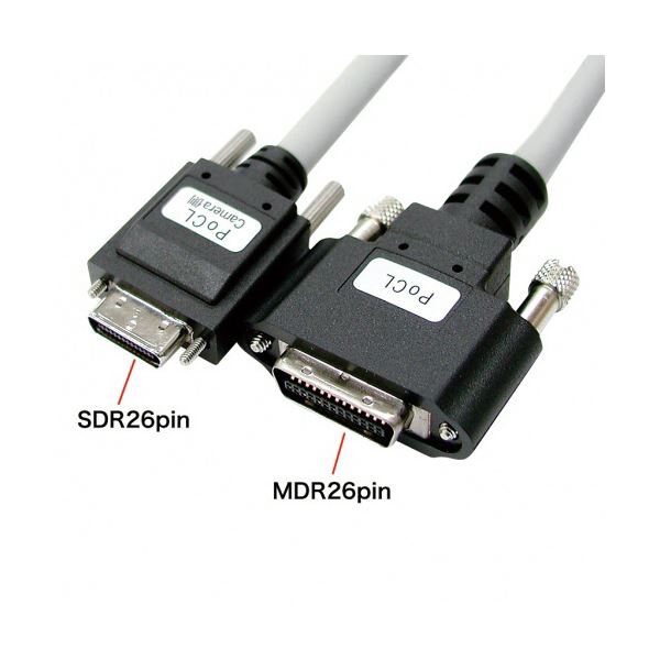 サンワサプライカメラリンク細径PoCLケーブル (PoCL SDR/MDR) 1m KB-CAMPO-01N 1本