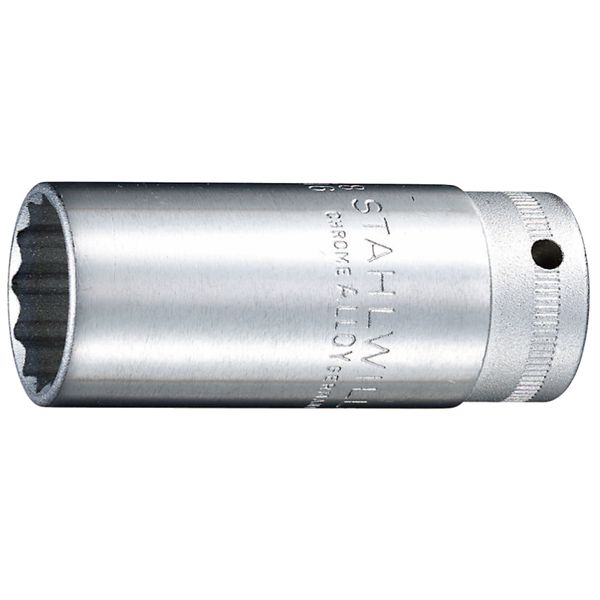 STAHLWILLE スタビレー 3/8SQ ディープソケット 19/32 インチサイズ 全長60mm 面接触 46A-19/32 工具 ツール DIY 作業工具