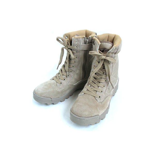 「 SWAT」KOBRAサイドジッパーブーツ FB036YN サンド 7W 【 レプリカ 】 (代引不可)