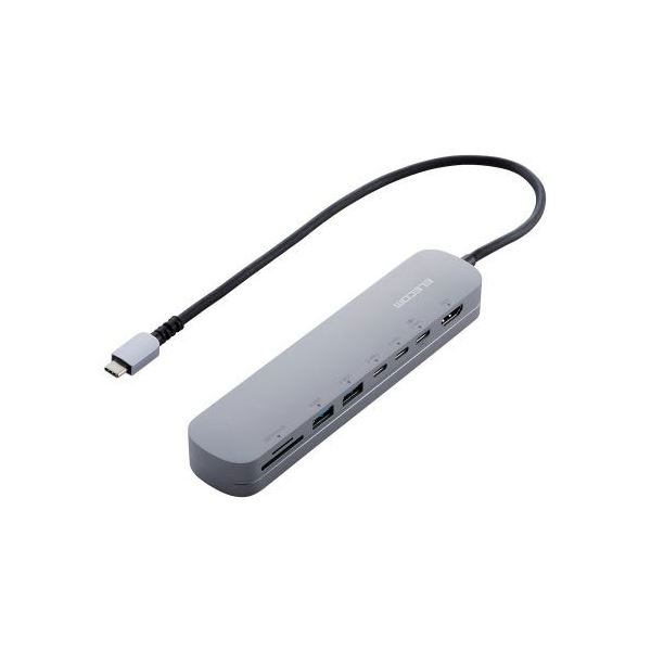 エレコム USB Type-Cデータポート/固定用台座付ドッキングステーション DST-C22SV|リコメン堂