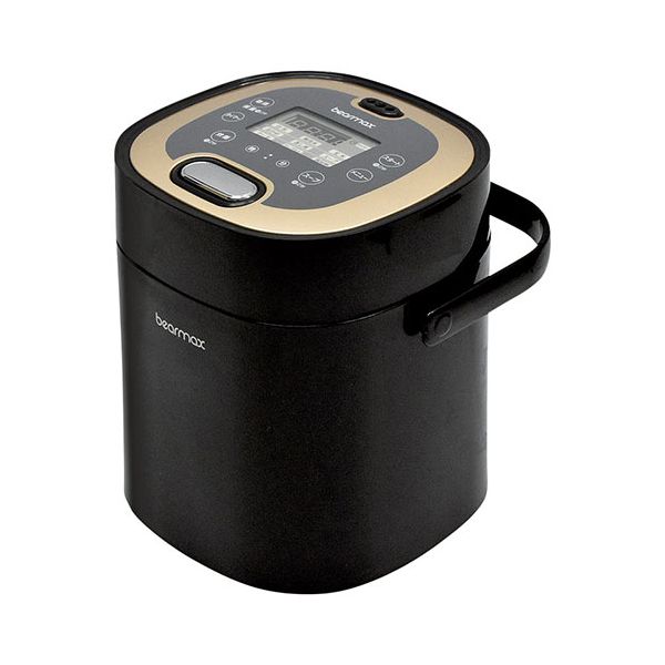 Bearmax マルチ・ライスクッカー ブラック 電源コード・計量カップ・しゃもじ・レシピブック付 C7128069｜リコメン堂