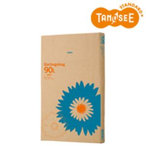 （まとめ）TANOSEE ゴミ袋 半透明 90L 110枚入×3箱 (代引不可)
