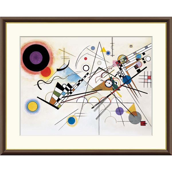 セルジュ・ポリアコフ、コンポジション、希少画集画、新品額装付、状態良好 セルジュ・ポリアコフ、コンポジション、希少画集画、新品額装付