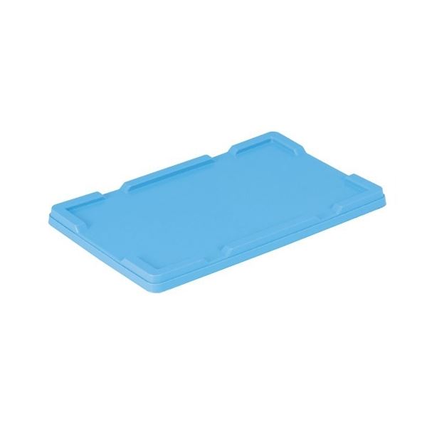 【20個セット】 業務用コンテナボックス/食品用コンテナー 【フタのみ単品 NF-M23P用蓋】 ブルー 材質:PP (代引不可)|リコメン堂