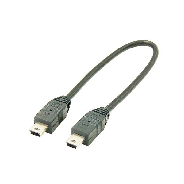 (まとめ)変換名人 USBケーブル20cm miniHOST to miniHOST USBM5H-M5H20【×10セット】 (代引不可)